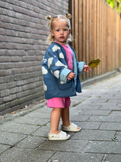 ToutVintage Giacca ricamata in cotone nuvola BAMBINI