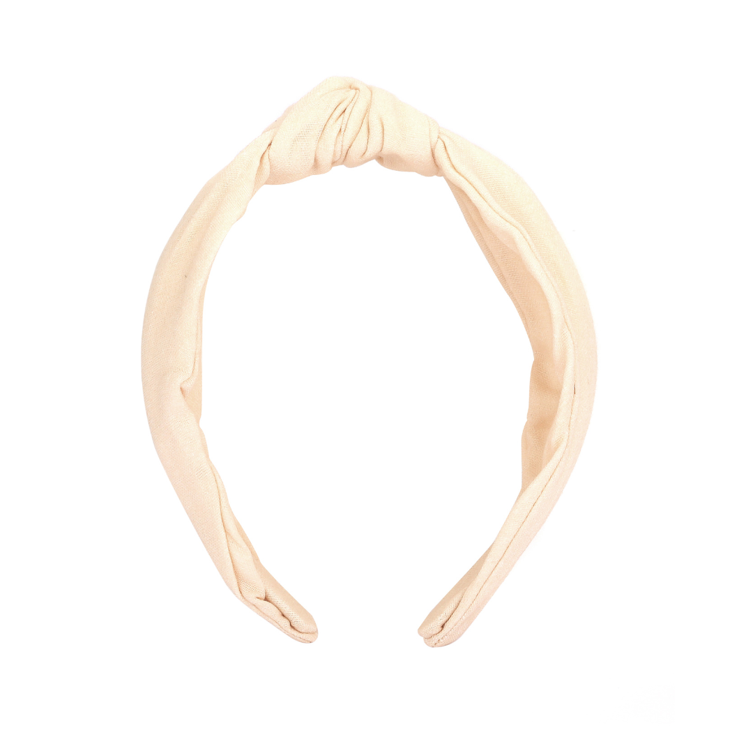GRECH & CO Fascia Classica con Nodo | Cotone Organico: In Bloom