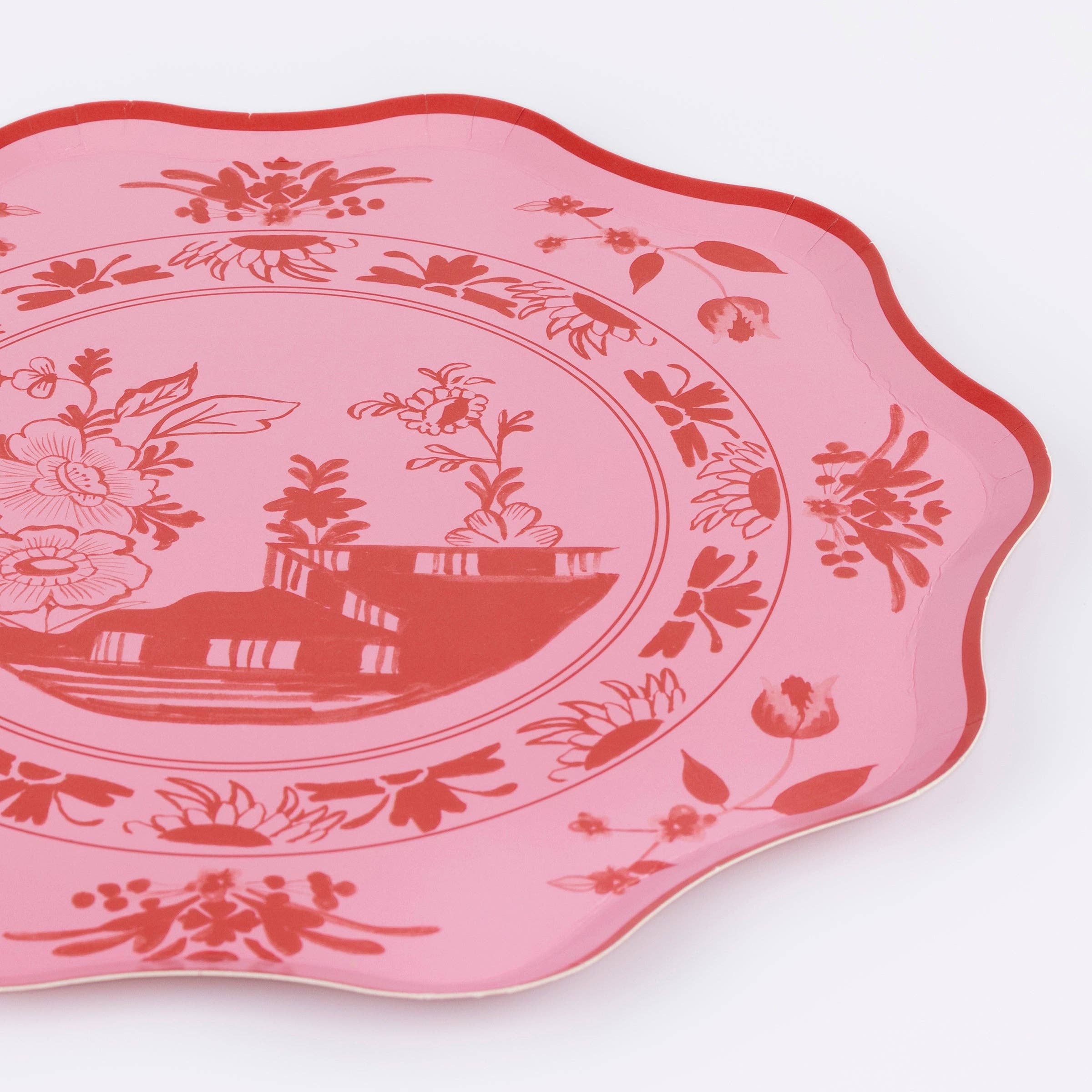 Meri Meri Piatti da Cena Botanici Vintage Rosa