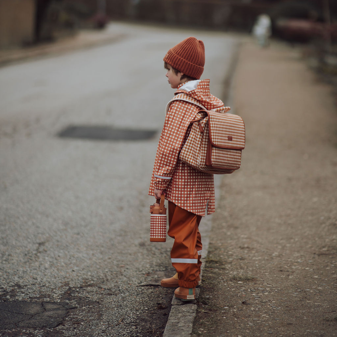 GRECH & CO Berretto a Maglia a Coste Larghe | Sienna: Bambini