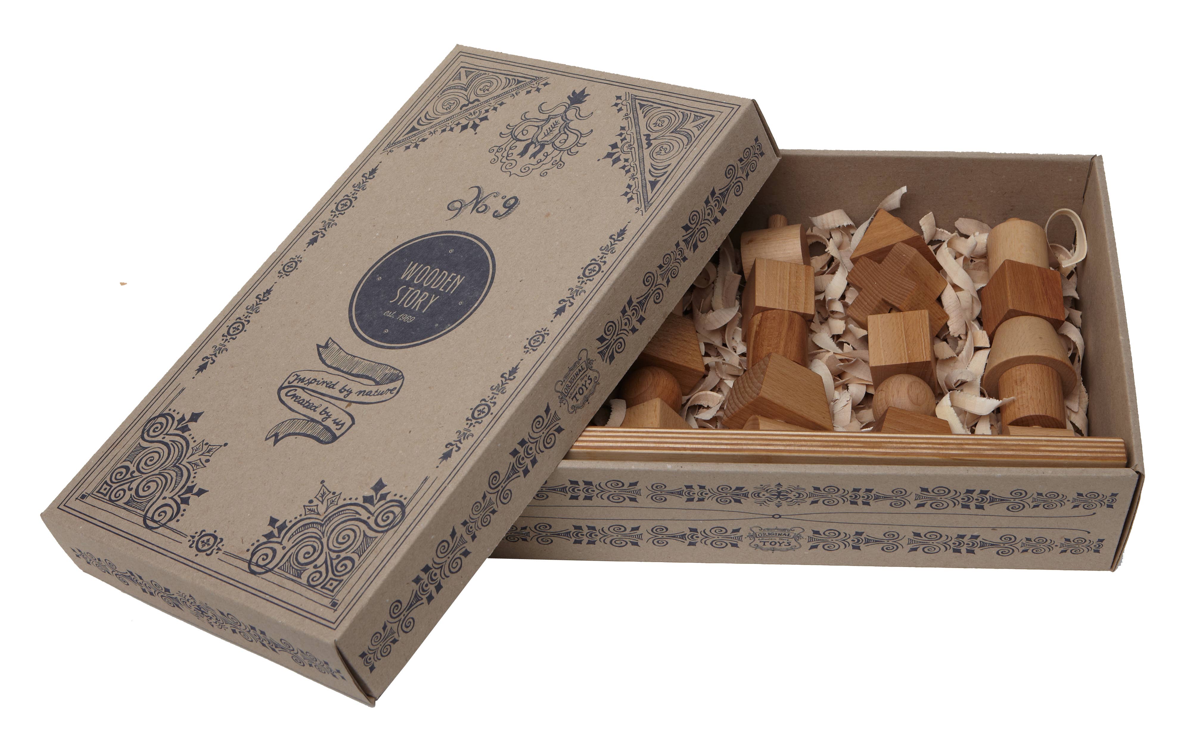 Wooden Story Sp. z o.o. Giocattolo impilabile naturale - montessori