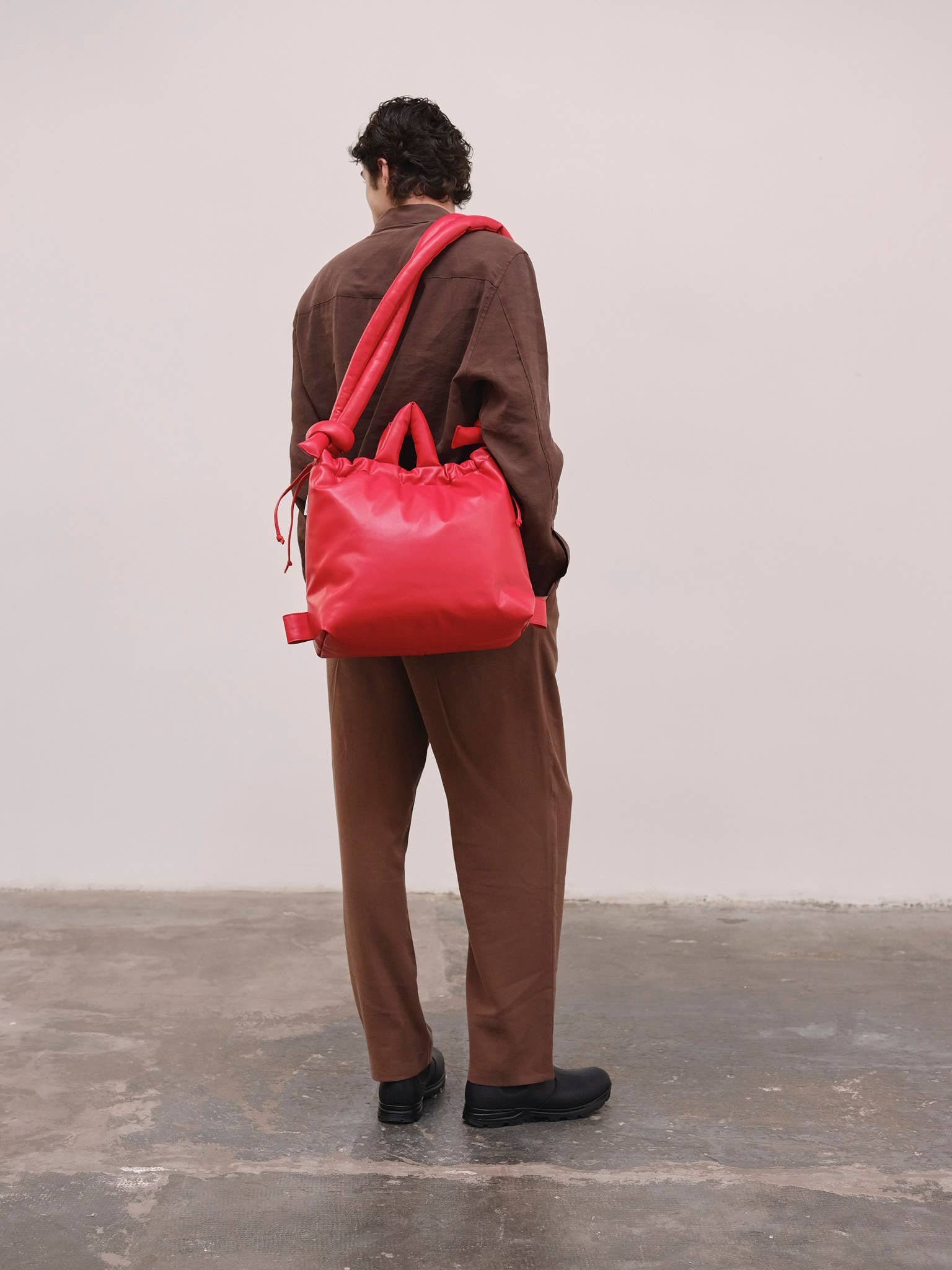 Ölend Backpacks Pelle vegana Ona: Rosso ciliegia