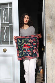 Les Belles VagabondesMini foulard Alice Marine Navy