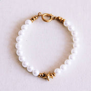 Bazou Bracciale di perle con stella marina