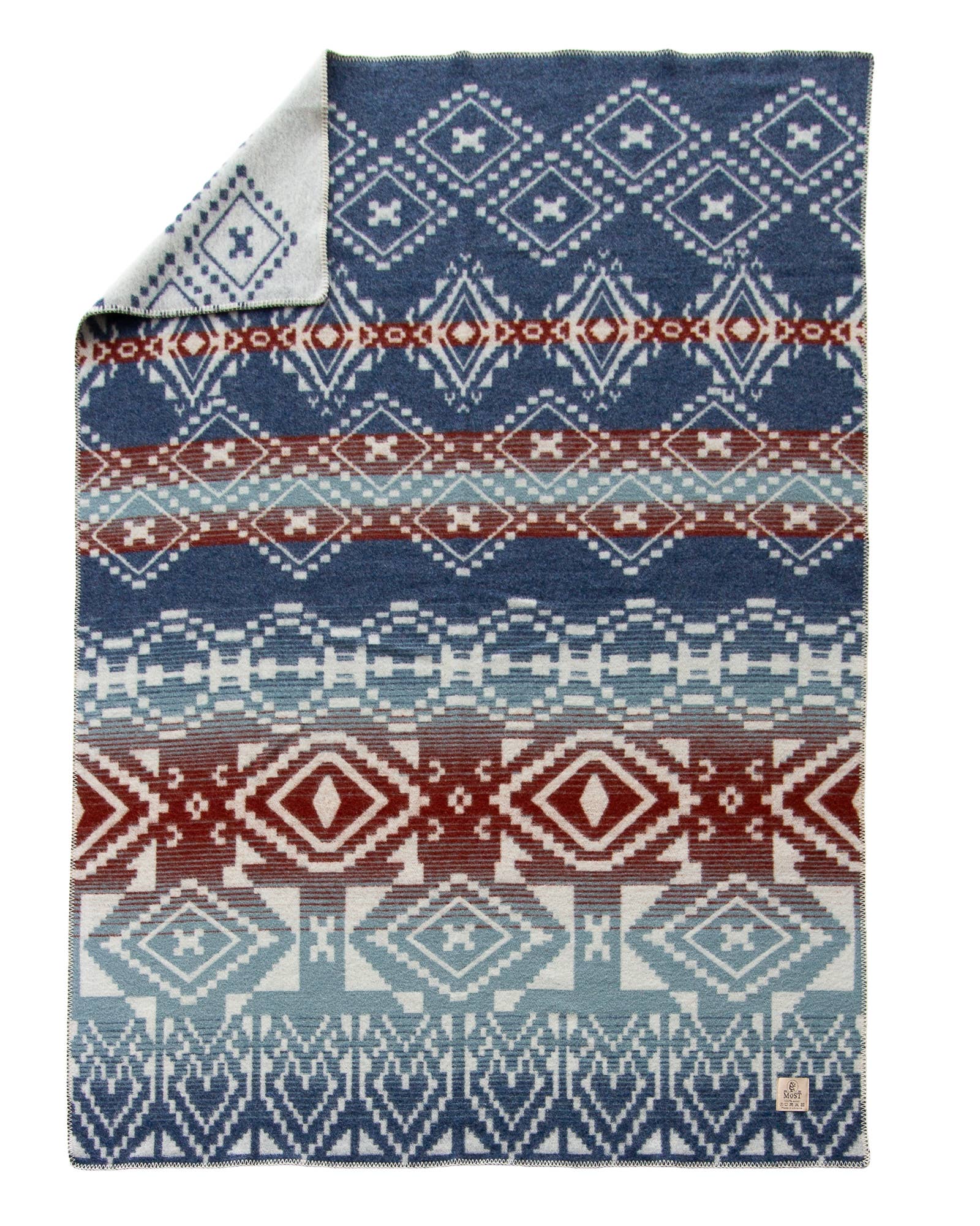 MoST - J. Vercoulen Coperta in lana SYNE VYR - singola - blu