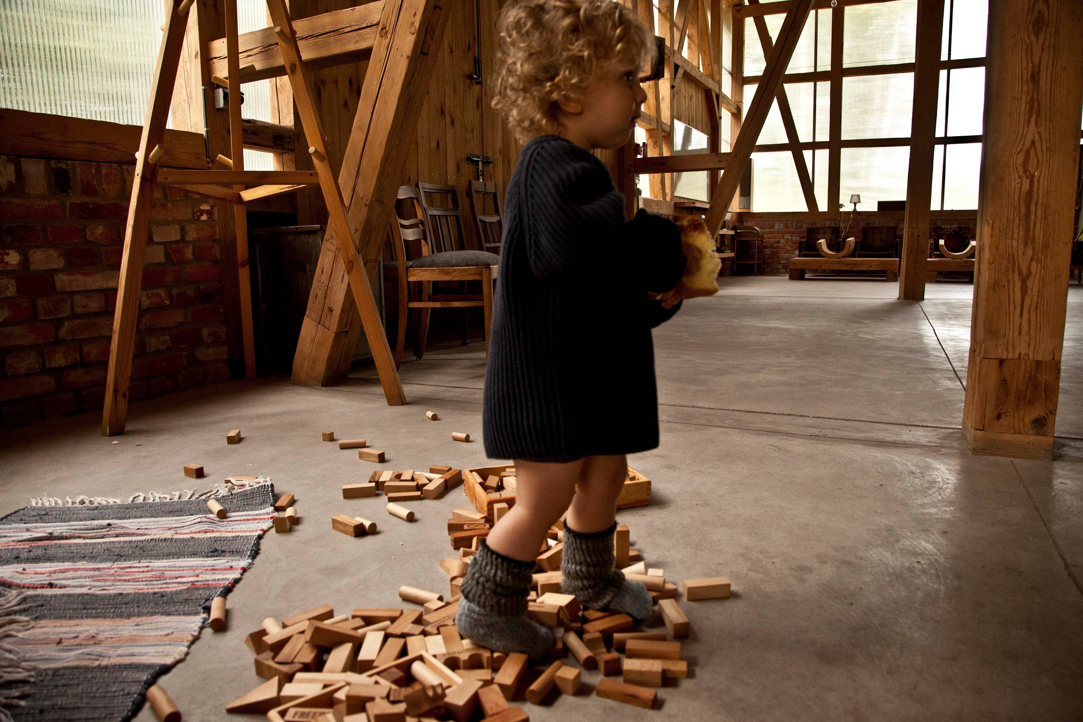 Wooden Story Sp. z o.o. Blocchi naturali in sacco XL - 50 pezzi