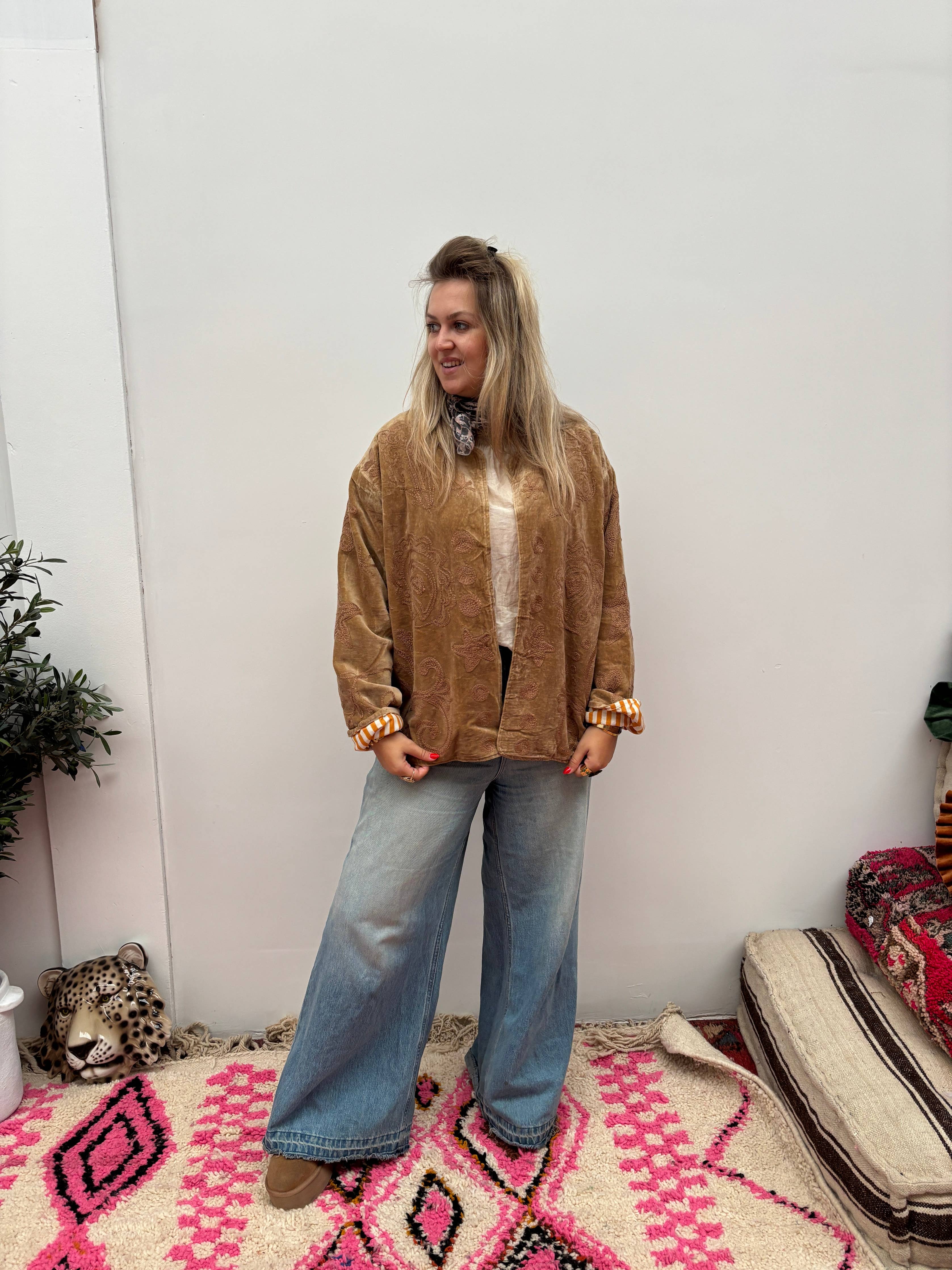 ToutVintage Giacca di Velluto STAR: Panter