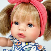 Nines Artesanals d'Onil Dolls Bambola JOY Emily, 37 cm in vinile anatomica e lavabile: ZAINO