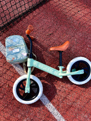 Play and Store Bicicletta senza pedali verde Play and Store per equilibrio