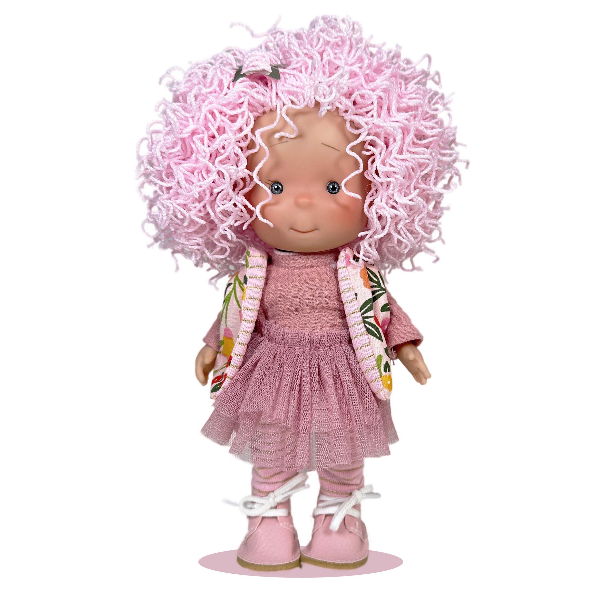 Nines Artesanals d'Onil Dolls BAMBOLA LITTLE PIPPA ROSA LANA