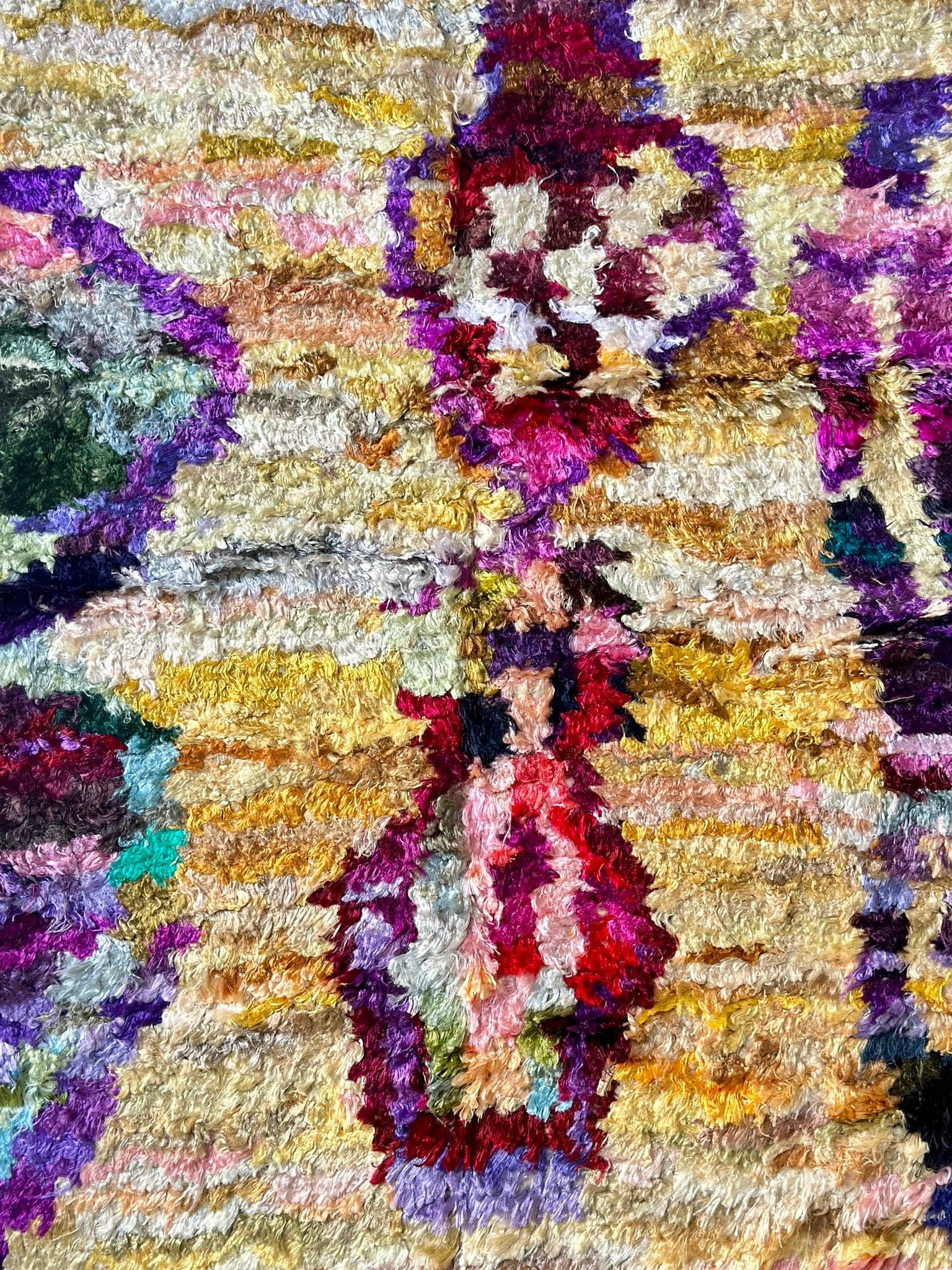 SOUK in the CITY Tappeti Boujad SABRA S: Marrone | giallo