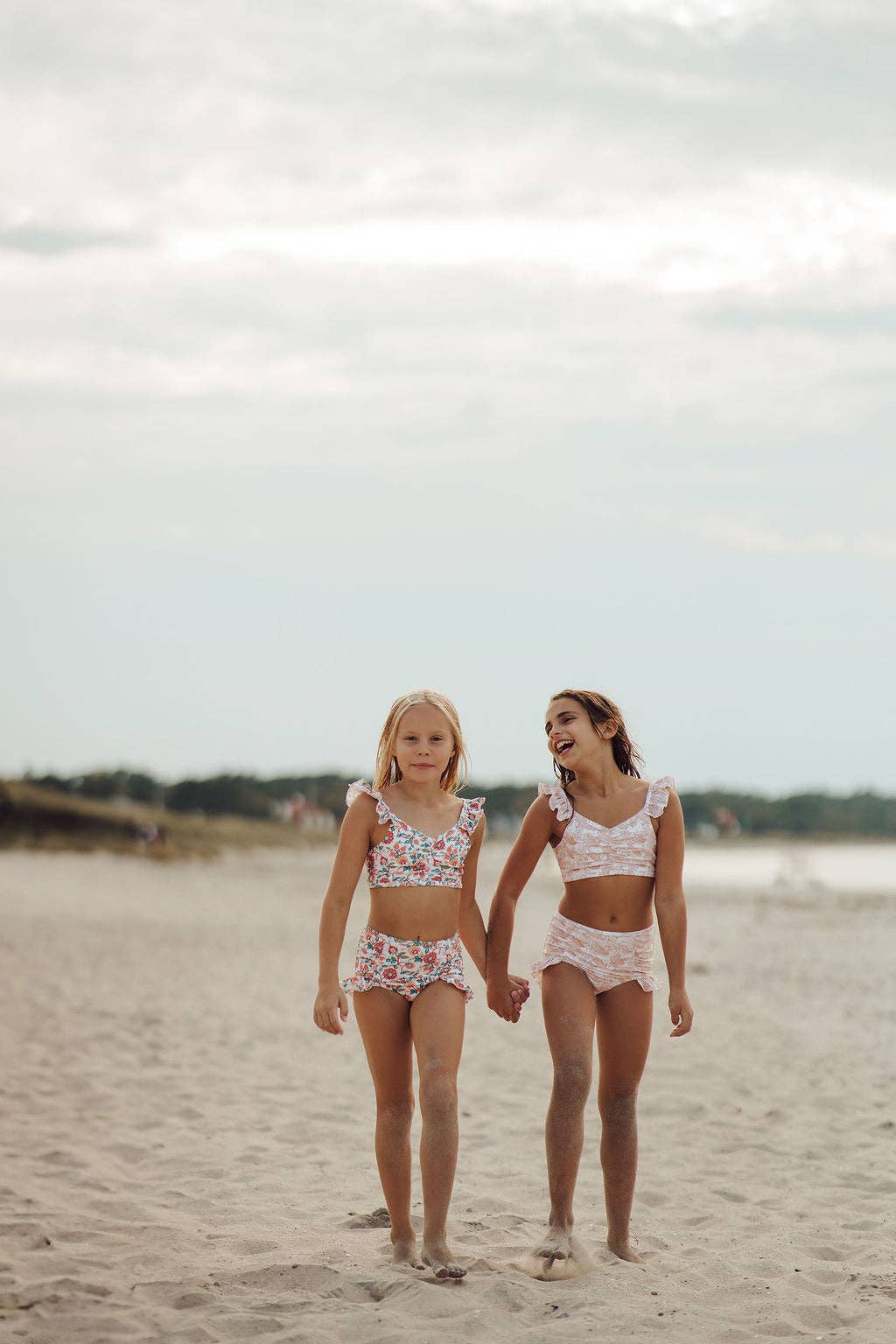 GRECH & CO Bikini a due pezzi con volant | UPF + riciclato - In Fiore