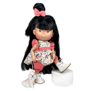 Nines Artesanals d'Onil Dolls BAMBOLA PIPPA PET CORALLO: ARTICOLATO