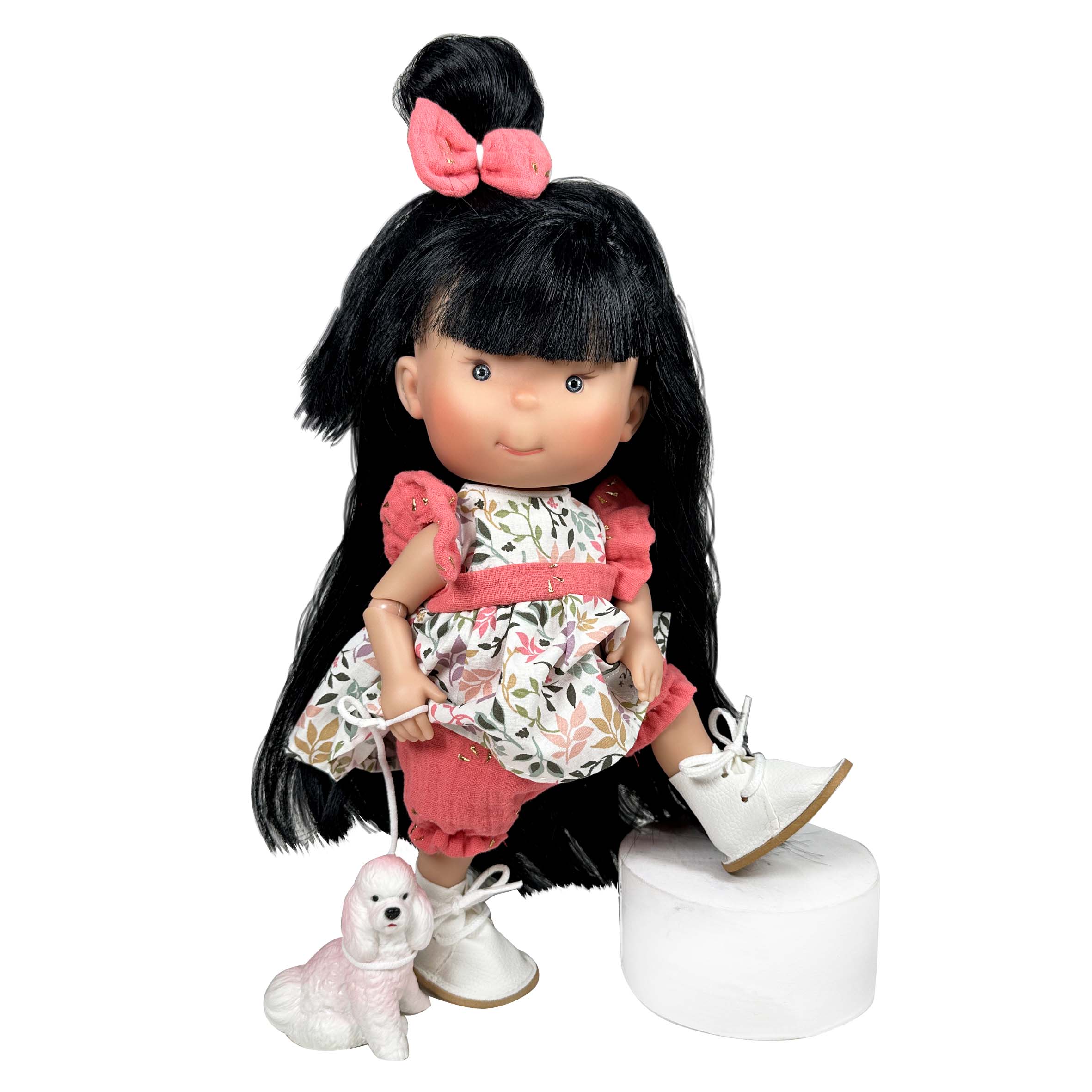 Nines Artesanals d'Onil Dolls BAMBOLA PIPPA PET CORALLO: ARTICOLATO