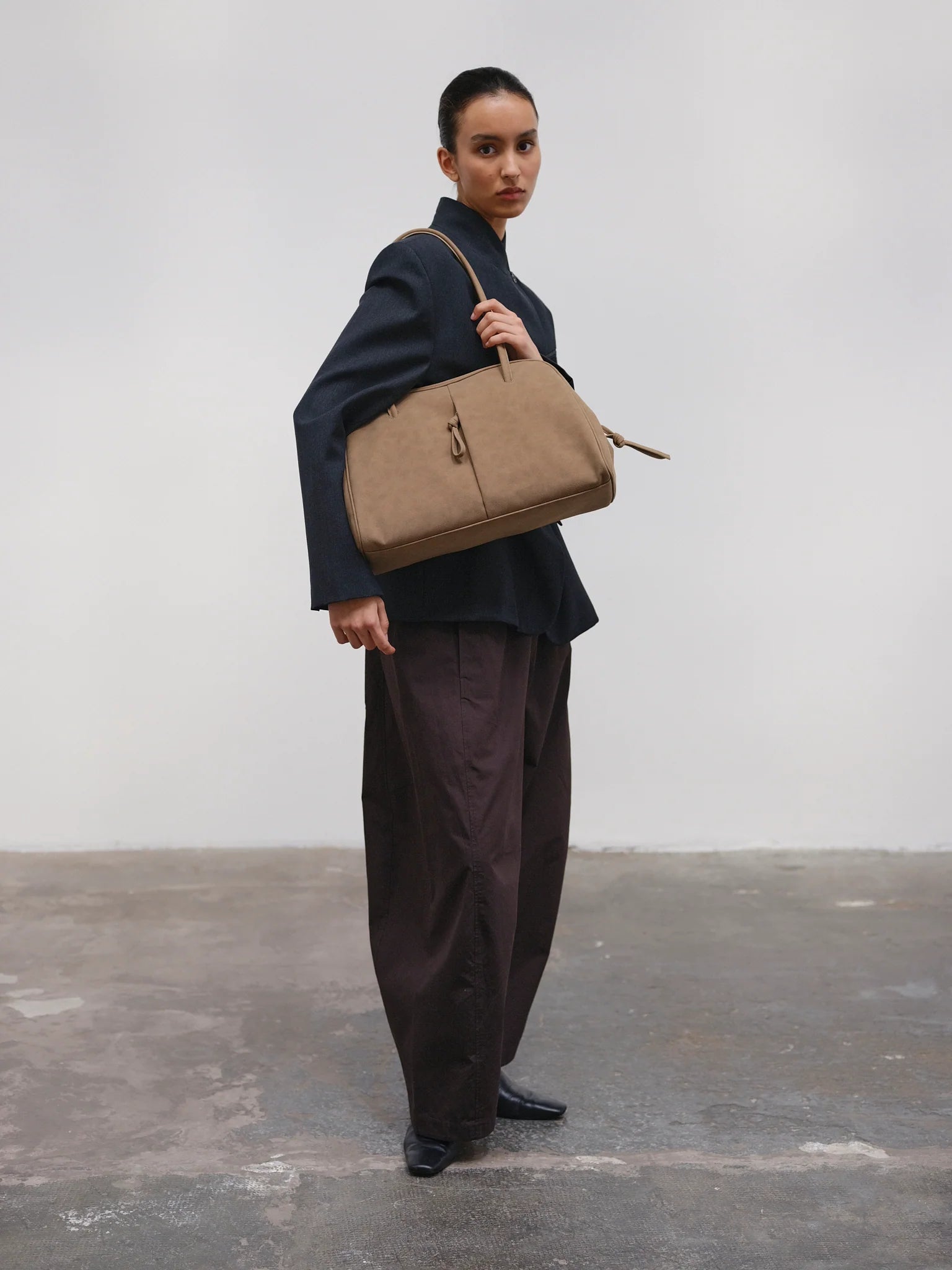 Ölend Backpacks Brooklyn Bag - scamosciato - stone