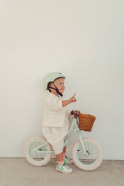 BANWOOD BICICLETTA SENZA PEDALI FIRST GO VINTAGE - MENTA CHIARA