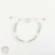 Pineapple Island Cavigliera con perline Ulua, gioielli da surf di Koh Surf: Turchese