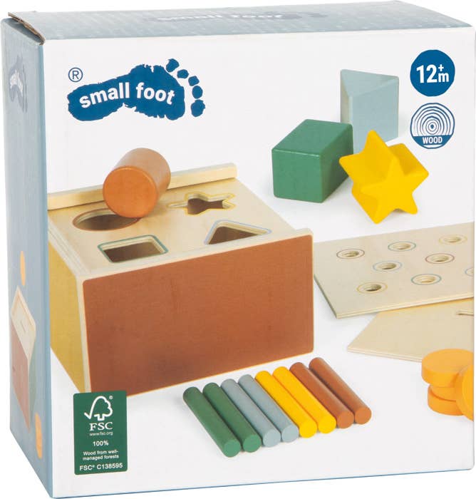 Small foot Gioco a incastro Montessori FSC 100% | Giochi a incastro | Legno