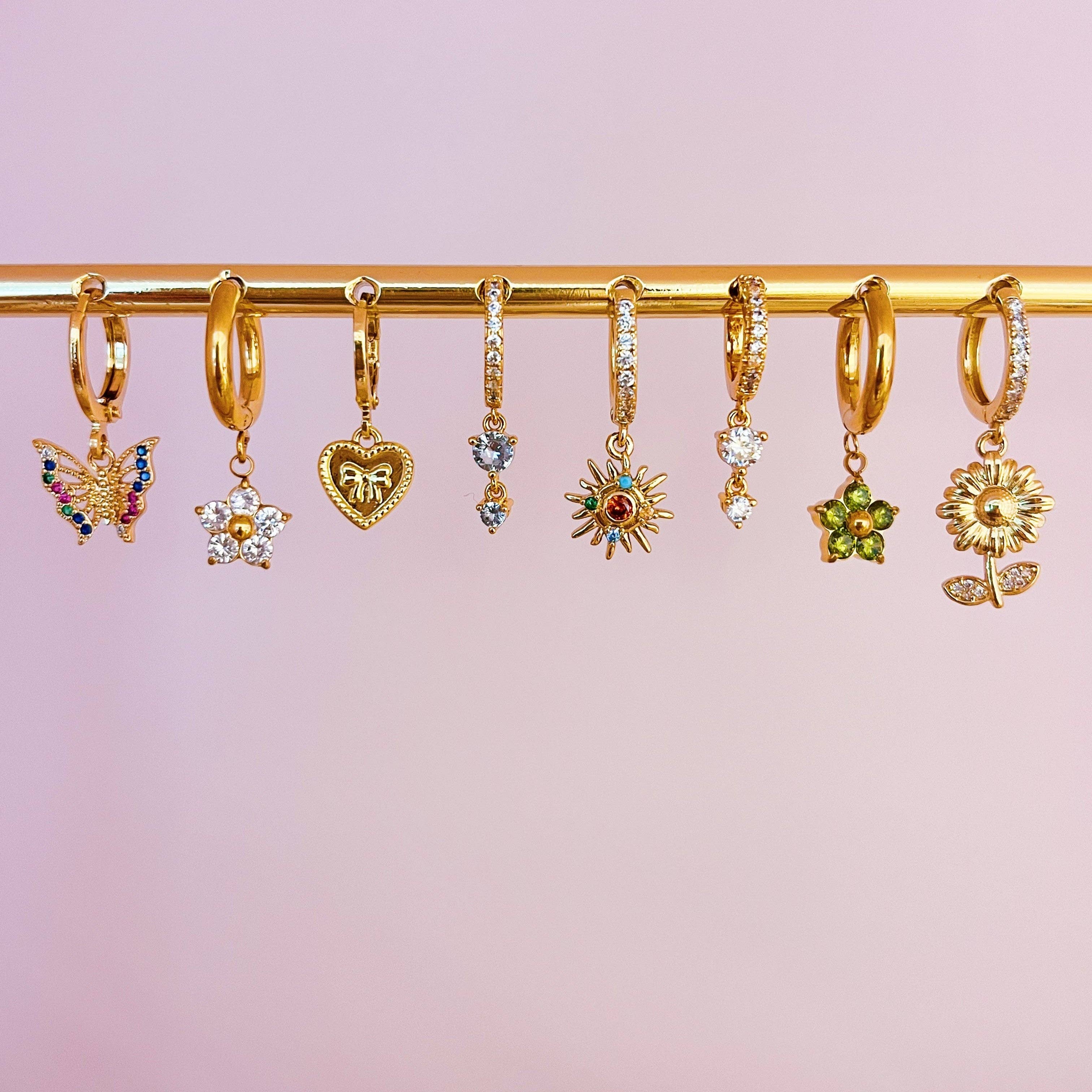 Rosies Orecchini aleida: Rainbow / Goud