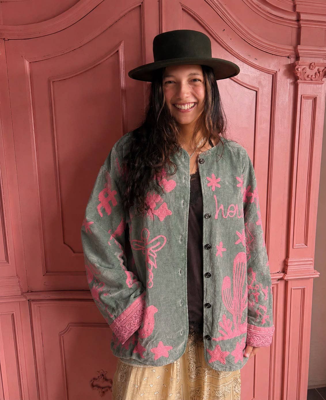 TOUT - Giacca Wild West rosa: Pantera