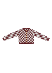 MindTraveler Cardigan Martina Borgogna e Celeste