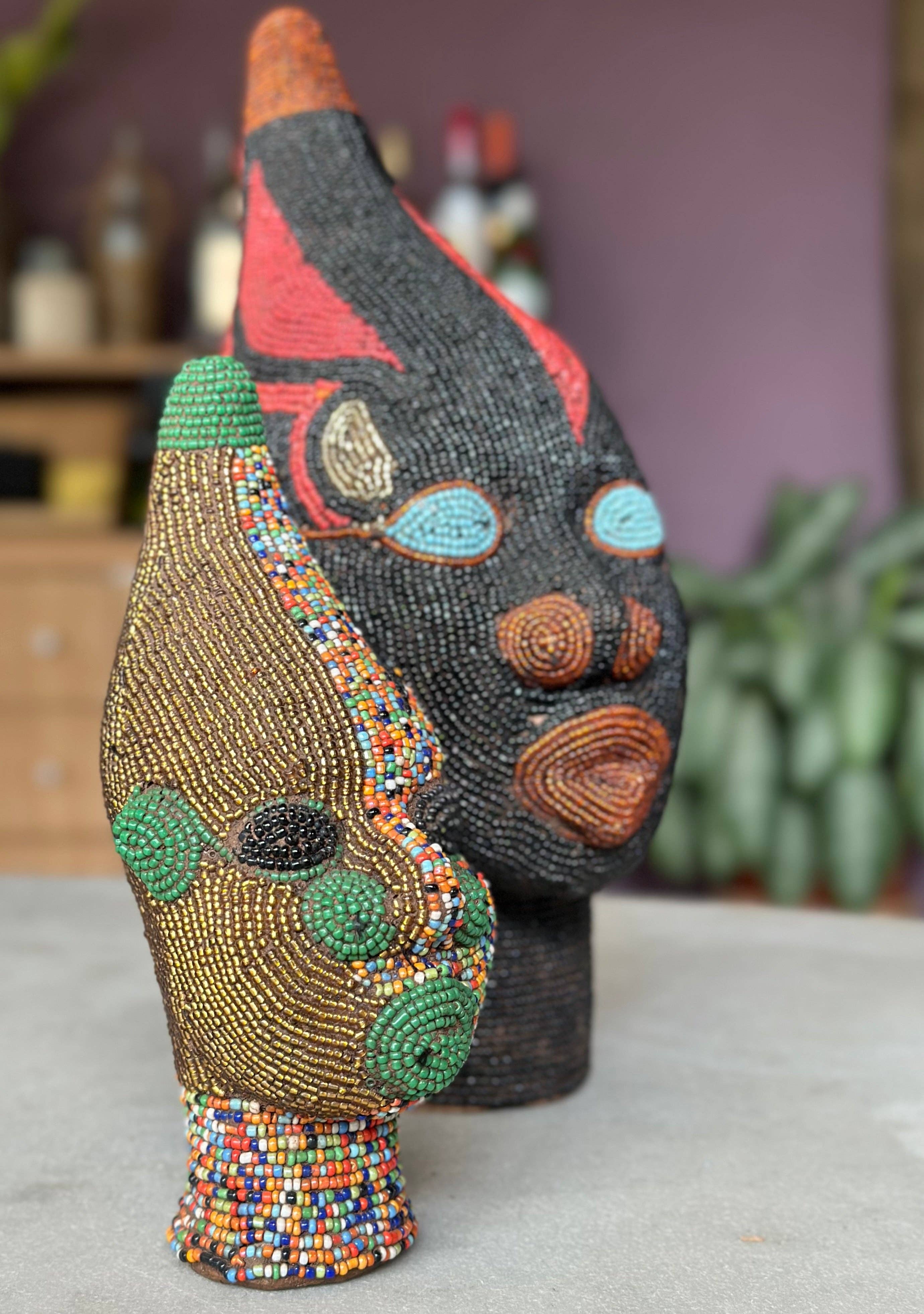 SOUK in the CITY Statue Bamileke MEDIUM - nuovo design