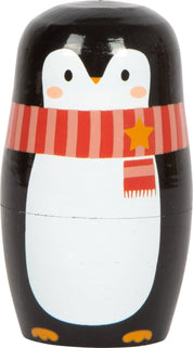 Small foot Matrioska Natale | Natale | Giocattolo di legno