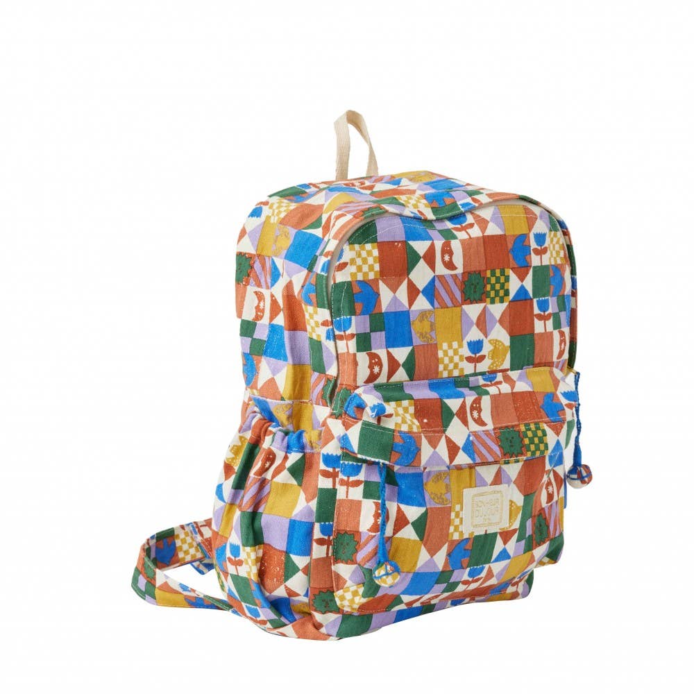 Bonheur du Jour Zaino Biscotto - Patchy Blue