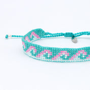 Pineapple Island Braccialetto Ondulato con Perline Melayang: Arancia