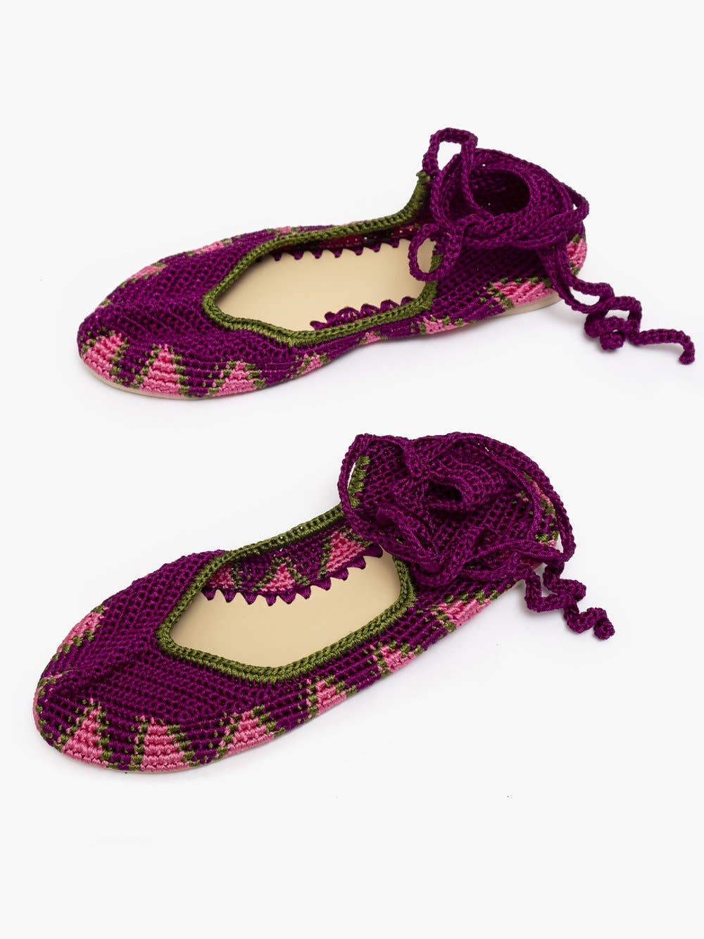 slō Ballerine uncinetto Magenta_Purple