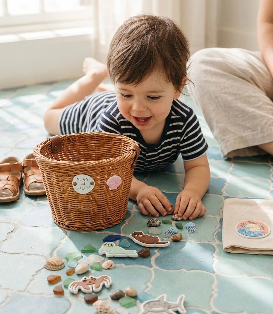 Play and Store Set di gioco e negozio Basket + Campanello