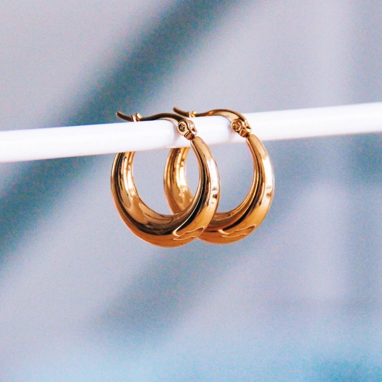Bazou Creoli in acciaio inossidabile 19 mm «Wide» - Oro