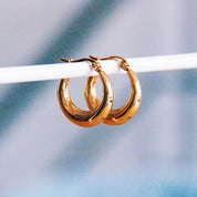 Bazou Creoli in acciaio inossidabile 19 mm «Wide» - Oro