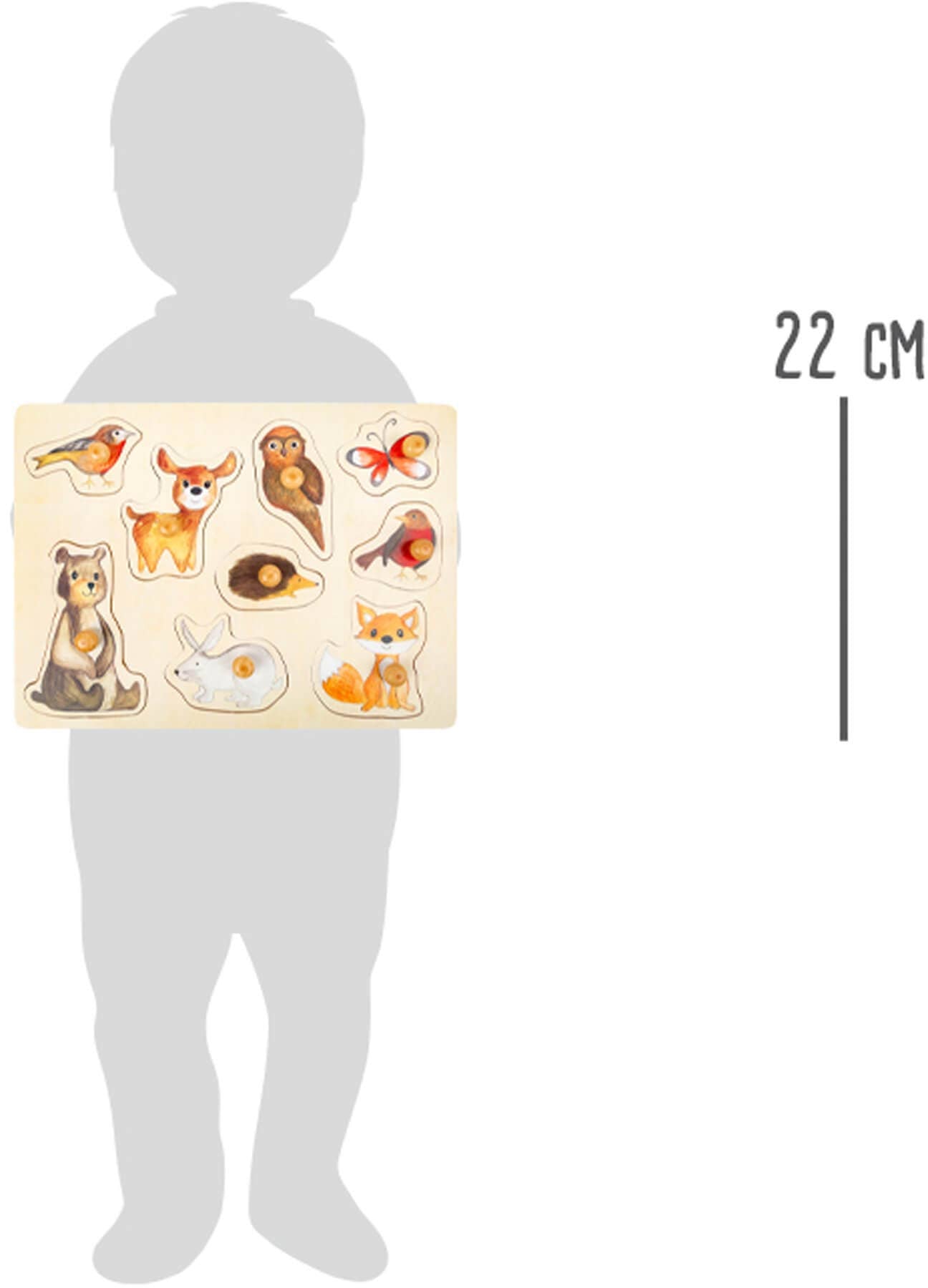 Small foot Puzzle Animali della foresta