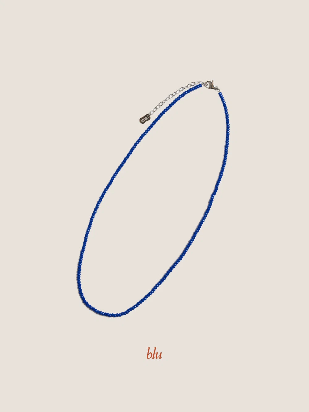collanine colorate - collana perline blu