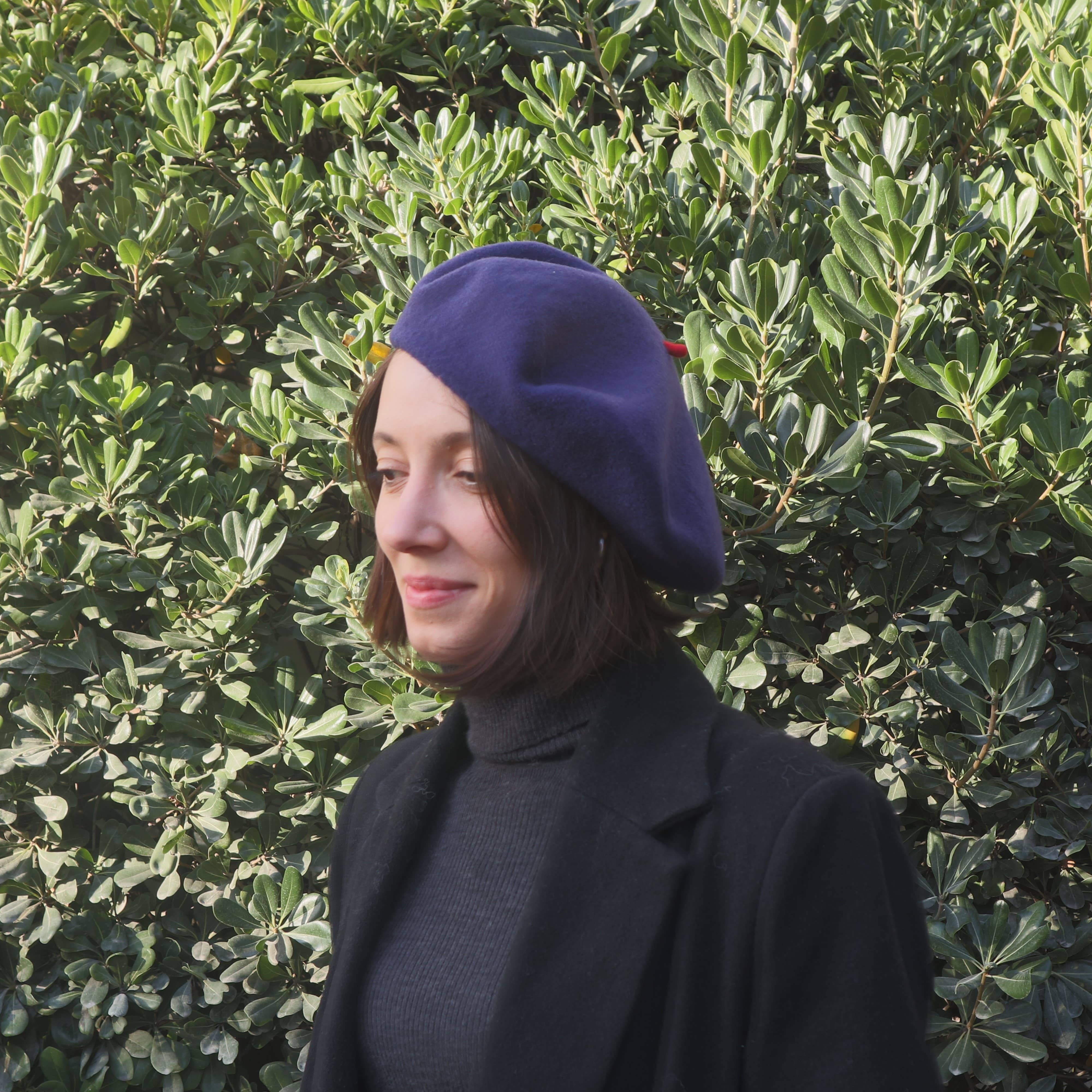 Le Beret Français Basco classico Rubicondo
