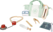Small foot Set da gioco borsa del dottore verde salvia | Gioco di ruolo | Legno