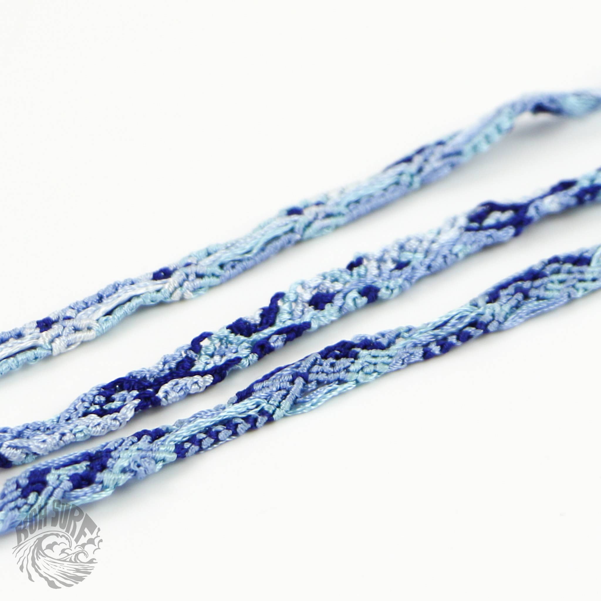 Pineapple Island Bracciale in cotone e seta tessuto a mano di Koh Surf: Toni rosa
