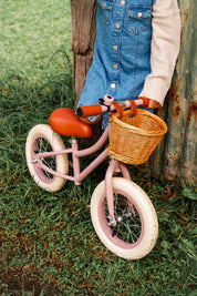 BANWOOD BICICLETTA SENZA PEDALI FIRST GO VINTAGE - ROSA POLVERE