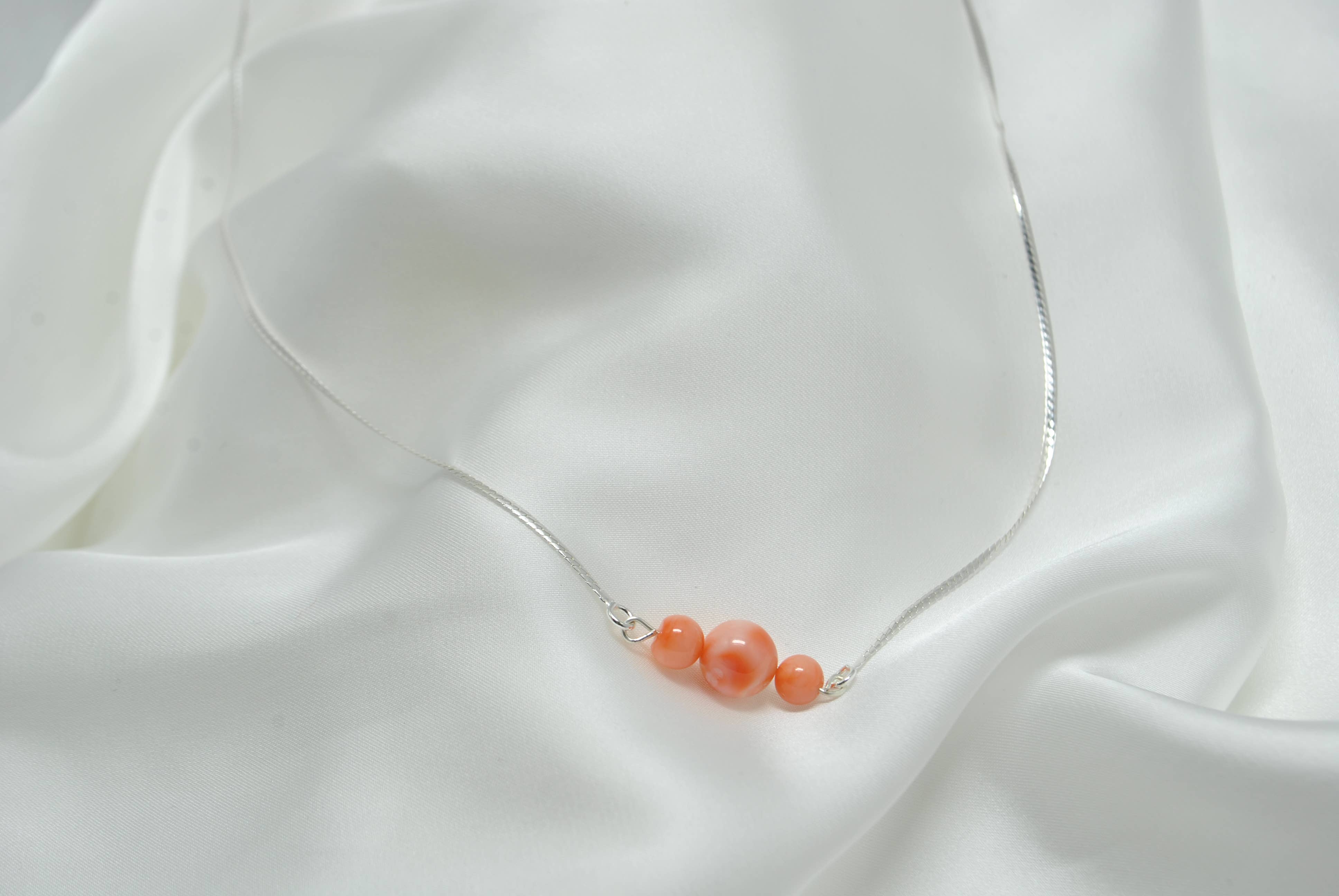 Iroquoise Collana in corallo e argento 925