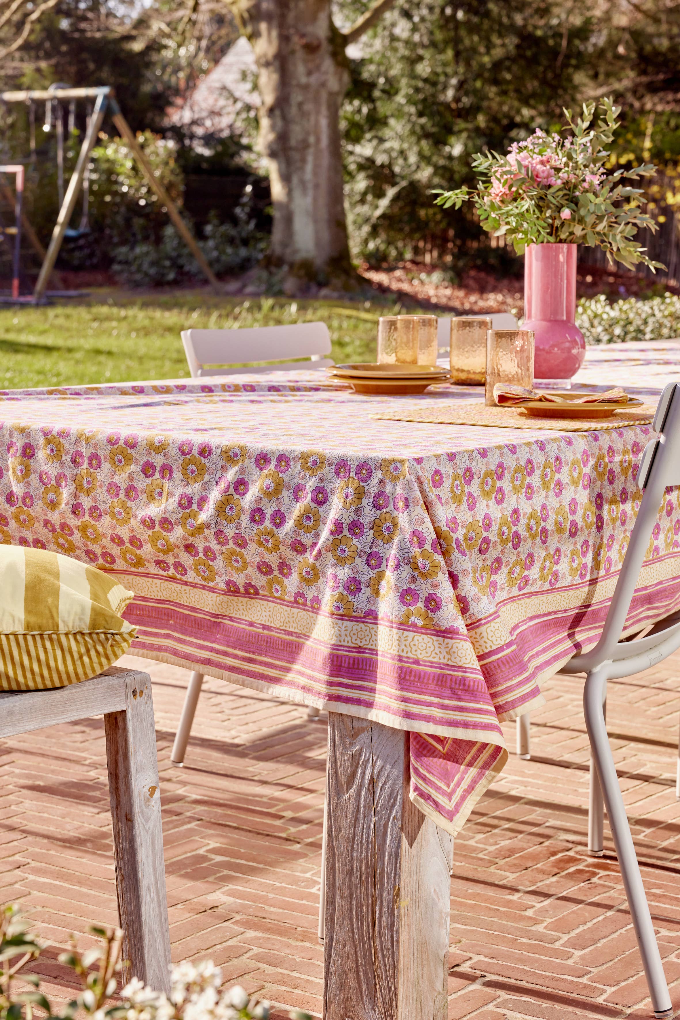 Bonheur du Jour Tovaglia - Pravar Cassis: 170X 300 CM