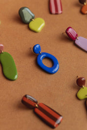 Van Schaaijk Studio Orecchini Elin - Cobalt