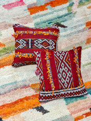 SOUK in the CITY Cuscini ZEMMOUR con nappe arancioni 45/45: Con ripieno