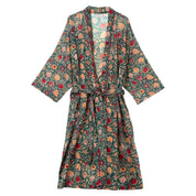 ABRACOLORS Kimono fiori verde