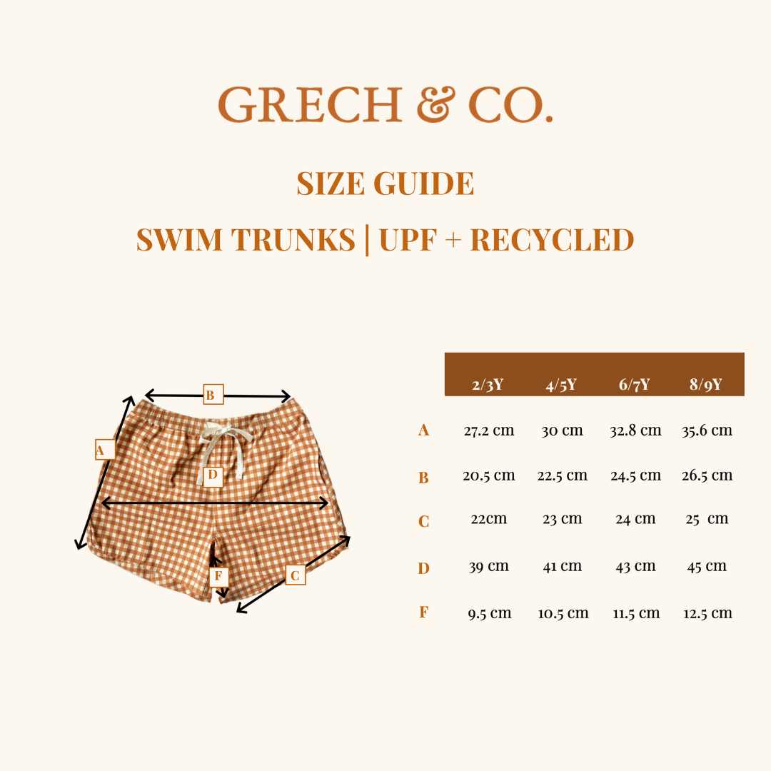 GRECH & CO Pantaloncini da bagno | UPF + riciclati - In Fiore