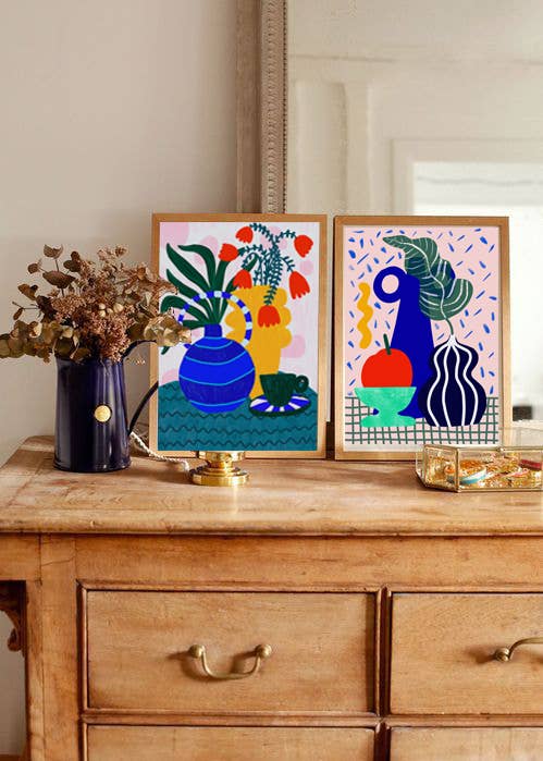 Teresa Rego Stampa d'Arte Fine Tulipani & Caffè: A3