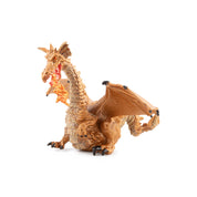 Papo Statuetta drago dorato con fiamma