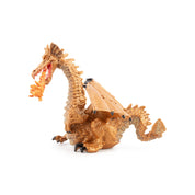 Papo Statuetta drago dorato con fiamma