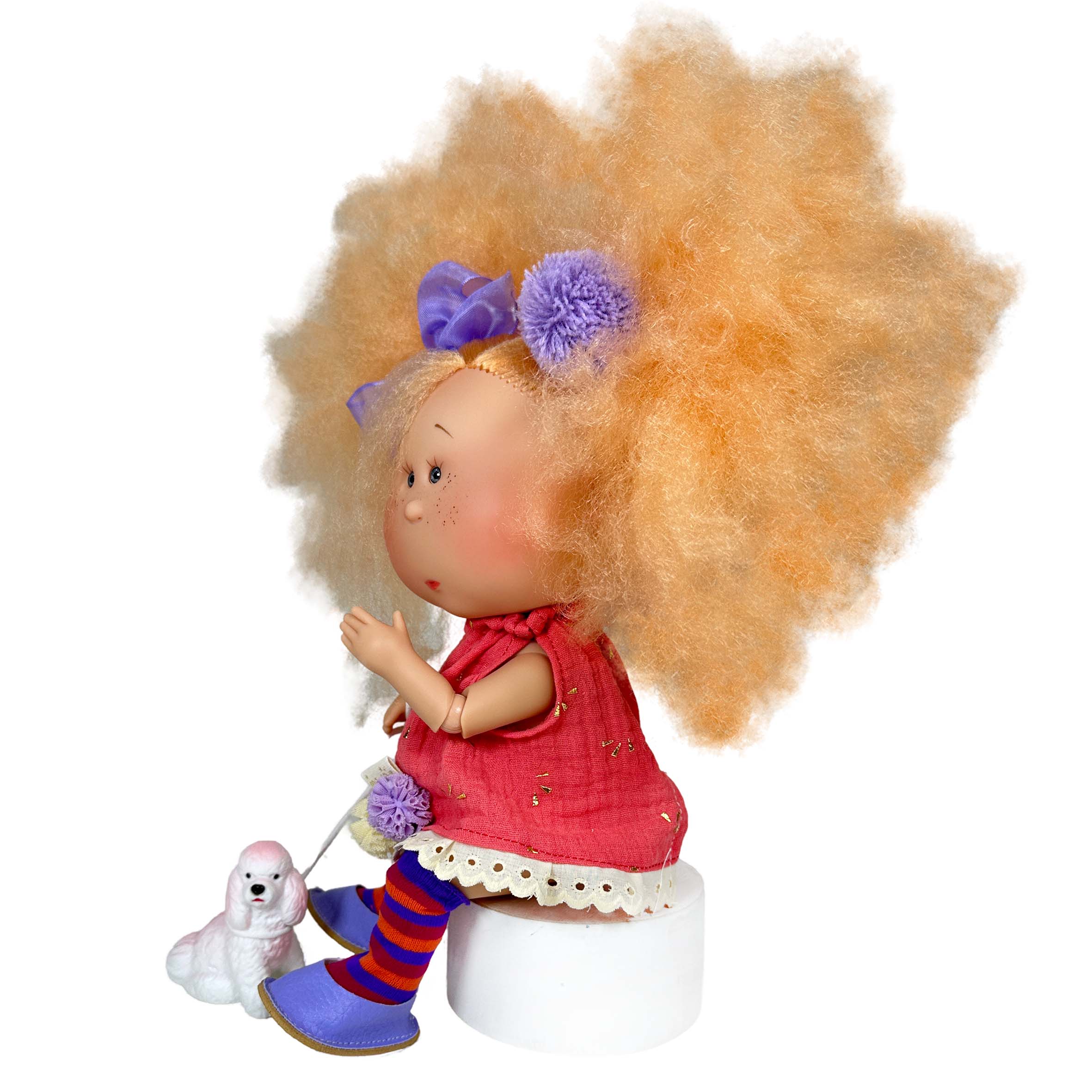 Nines Artesanals d'Onil Dolls BAMBOLA MIA PET CORALLO: ARTICOLATO