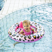 Swim Essentials Salvagente per Bambini - Rosa/Oro - Safari Chic - 0/1 Anni